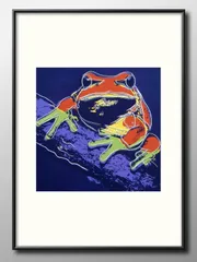 12720アンディ ウォーホル カエル 蛙 A3 サイズ ポスター アート おしゃれ 絵画 インテリア 北欧 イラスト マット紙 艶消し アートパネル 額 フレーム デザイン 壁掛け ギフト 新築祝い ディスプレイ 