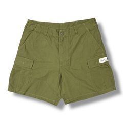 参考上代41800円 未使用品 SEQUEL 25SS CARGO SHORTS(TYPE-CS) カーゴショーツ ハーフパンツ シークエル SQ-25SS-SP-02 オリーブ XL 94428A5