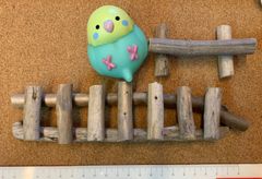 流木 幼鳥 インコ ハシゴ 止まり木 2個セット
