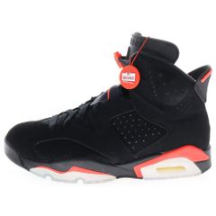NIKE (ナイキ) AIR JORDAN 6 RETRO INFRARED BLACK 384664-060 エアジョーダン6 インフラレッド ハイカットスニーカー ブラック/レッド US10/28cm