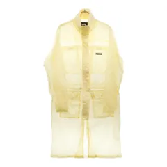 STUSSY (ステューシー) ロゴパッチナイロンコート ベージュ レインコート レディースのサムネイル