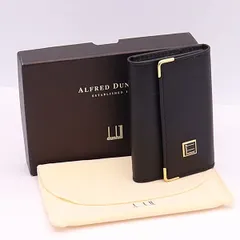 美品 箱付 ダンヒル キーケース 6連 黒 YSD