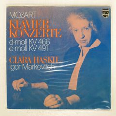 独 ドイツ盤 クララハスキル/KLAVIER KONZERTE (D-MOLL KV 466, C-MOLL KV 491)/PHILIPS 6833065 LP