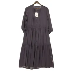 【新品 未使用】 ROPE' PICNIC ロペピクニック 通年★ シャツ ティアードワンピース Sz.38 レディース