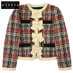 GUCCI チェック柄 ノーカラージャケット（未着用） GUCCI チェック柄 ノーカラージャケット（未着用） 国内発送☆GUCCI