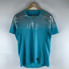 Nike(ナイキ） プロ ドライフィット ライトブルー 半袖Tシャツ L 250921