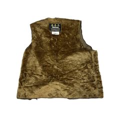 イングランド製 バブアー Barbour Fur Liner Vest ファー ライナー ベスト サイズ表記：C44 ブラウン【UR】