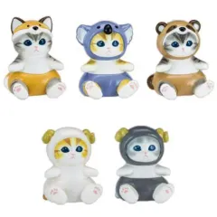 【中古】トレーディングフィギュア 全5種セット 「mofusand インテリアフィギュア4」