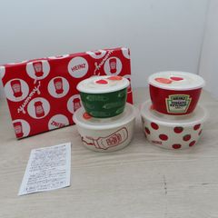 【未使用品】HEINZ　マルチレンジボウル4Pセット　(C4-72)　T