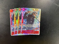 ●615　ワンンピースカード　４枚セット　トラファルガー・ロー　PRB02-002　SR