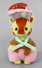 【中古】おもちゃ キリンの赤ちゃん 赤ちゃんコレクション ～ハッピースイーツシリーズ～ 「シルバニアファミリー キラキラくじ ～ハッピースイーツ～」 G賞