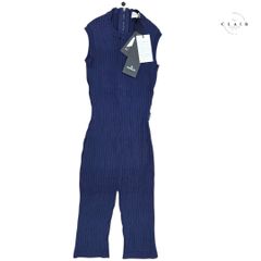 【新品未使用品】 モンクレール TUTA TRICOT ニット  ボディースーツワンピース　9555200 99197 741 ネイビー M