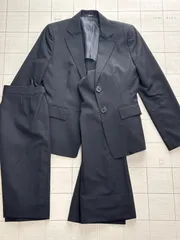 ハJ013 COMME CA ISM コムサイズム　スーツ上下　黒