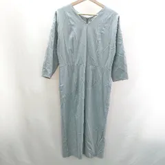 ◇ ⊂ 7DAYS セブンデイズ 長袖 膝丈 ワンピース サイズM グレー レディース E  【1409240060826】