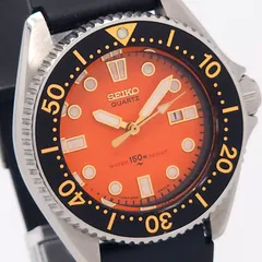 ★良品 SEIKO セイコー  ダイバー 2625-0010 QZ 動作品 オレンジ ボーイズ