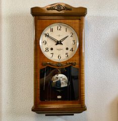 昭和レトロ 精工舎 14DAY 宮型本打掛時計 オーバーホール済 稼働品