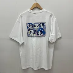 美中古 ニュージーンズ パワーパフガールズ 半袖Tシャツ ホワイト Lサイズ New Jeans THE POWERPUFF GIRLS メンズ レディース トップス ストリート系 パワパフ 白系 【V1719-001】◇214