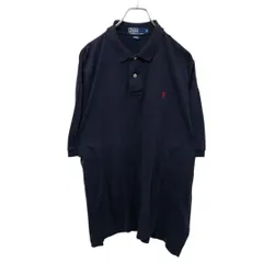 【Polo by Ralph Lauren】 ロゴ刺<!-利用不可文字-!> ポロシャツ S-1237