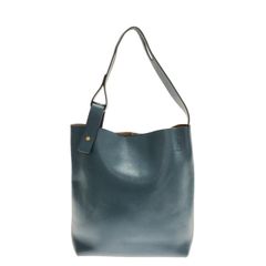 LOEWE(ロエベ) ショルダーバッグ アシンメトリック ネイビー レザー