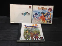 ファイナルファンタジー 7, テイルズ オブ エターニア, ドラゴンクエスト 7 PS1 プレステ ソフト 3点まとめて mFF099 ● ★