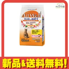 AllWell オールウェル 10種の自然素材 避妊去勢した猫の体重ケア 300g× 2袋入 (600g) 