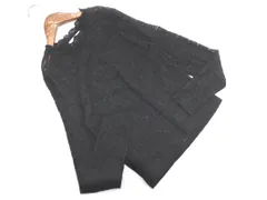 LOWRYS FARM ローリーズファーム 総レース カットソー sizeM/黒 ■◇ レディース