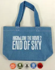 【中古】バッグ(男性) デニムランチトート(缶バッジ5個付き) 「HiGH＆LOW THE MOVIE 2 / END OF SKY」