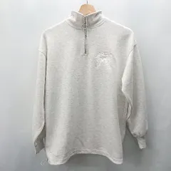 ◇ ⊂ ◎ ●未使用● repipi armario ハーフジップ ルーズ 長袖 チュニック サイズS ライトグレー レディース E  【1502180067594】