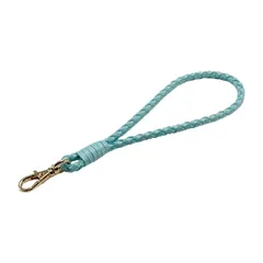 本革 編み込み ストラップ ブルー フェミニン かわいいスマホおしゃれ 贈り物 iPhone,IDケース