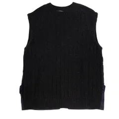 美品 プラダ ベスト PRADA ニットベスト ウール100% 38