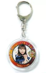 [중고] 키홀더 마스코트 (여성) 카토 레나 크리스마스 미니 코스터 키홀더 AKB48 CAFE & SHOP 2018 크리스마스 캠페인