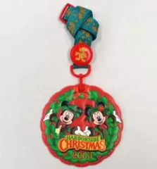 【中古】収納・携帯用アイテム ミッキー＆ミニー チケットホルダー 「ハーバーサイド・クリスマス2003」 東京ディズニーシー限定