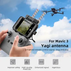 DJI RC-N1/RC-N2/RC-N3/RC-N1C 送信機 対応 /シグナルレンジエクステンダー/八木アンテナ/銅箔付きのサムネイル