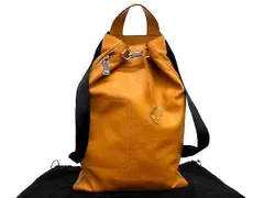 ■新品同様■ JIL SANDER ジルサンダー レザー リュックサック バックパック レディース イエロー系 AS3713 のサムネイル