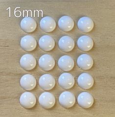 16mm デカールアイ　作製用　土台　10ペア