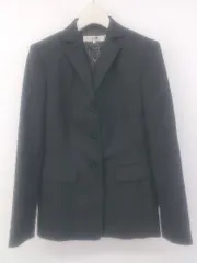 ◇ 23区 ニジュウサンク 3B シングル 長袖 テーラード ジャケット サイズ34 ブラック レディース E  【1304260022765】