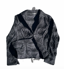 vintage swirl designed jacket