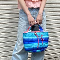【新品】 在庫一掃セール中！ グラデーション中綿キルティングバッグ (9030517) バッグ トートバッグ レディース キルティング 鞄 かばん カバン