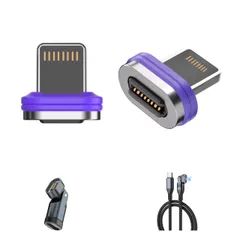 新品 16ピン端子 マグネット式 USB-C アダプタ専用 マグネットケーブル専用 タイプC Lightning 2個入り 磁石 防塵 着脱式 (Lightning端子のみ ２個入り)