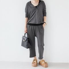 LOWER □□ ①② 25080380000210/LW-26 14G Silk Cotton Ribbed