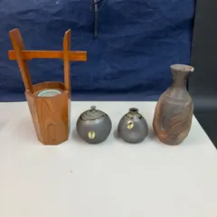 越前焼　花器　花瓶　一輪挿し　小瓶　未使用及び使用済み含む 小壺 花入 陶器