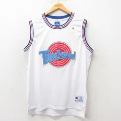XL/古着 チャンピオン champion ビンテージ タンクトップ メンズ 90s ルーニーテューンズ スペースジャム ビルマーレイ メッシュ地 クルー
