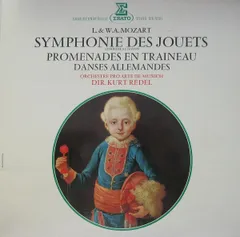 仏LP L. & W.A. Mozart Symphonie Des Jouets / Promenade En Tra?neaux / Danses Allemandes STU70731 ERATO /00260