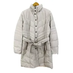 ロートレアモン ダウンジャケット ジャンパー アウター ダウンコート ベルト付き レディース 2サイズ ホワイト LAUTREAMONT 【中古】