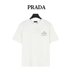 【今日特価】Prada / プラダ 25ss 胸元アルファベットロゴ T シャツ