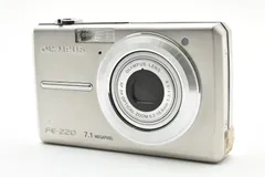 1552【希少品】OLYMPUS オリンパス FE-220D デジカメ シルバー Amazon | OLYMPUS デジタルカメラ CAMEDIA (キャメディア) FE-220