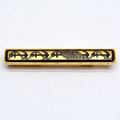 Hermes エルメス エマイユ ゴールドネクタイピン 錨ロゴ