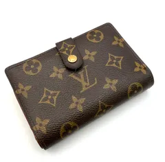 【鑑定済み】正規品 ルイヴィトン LOUIS VUITTON モノグラム  二つ折り 財布 ポルトフォイユ ヴィエノワ  がま口 ホック 折り財布 M61663のサムネイル