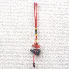 瓢箪 根付 オニキス 天然石製 ひょうたん 吊るし物雑貨 16cm