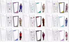 【中古】アクリルスタンド・アクリルパネル 全9種セット クリアスタンド付きフレーム 「EBiDANくじ～I’ll be with you forever.～」 B賞